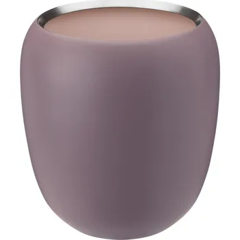 Váza Váza ORA 18 cm, prašně růžová, nerezová ocel, Stelton