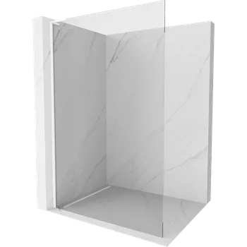 Mexen Kioto L sprchová stěna Walk-in 75 x 200 cm, transparentní, bílá - 800-075-103-20-00 Sprchové stěny