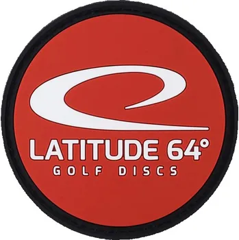 Disc golf Latitude 64º Nášivka se suchým zipem - průměr cca 8cm (discgolf) (Parádní nášivka nebo minimarker)