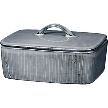 Dóza na máslo 12x15 cm Broste NORDIC SEA - modrošedá