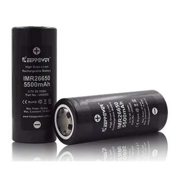 Článková baterie KeepPower 26650 5500mAh 15A 1 ks