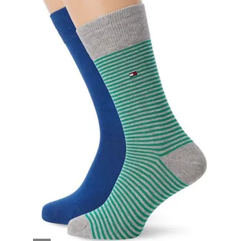 Pánské ponožky Pánské ponožky Tommy Hilfiger Stripe 2-pack 43-46