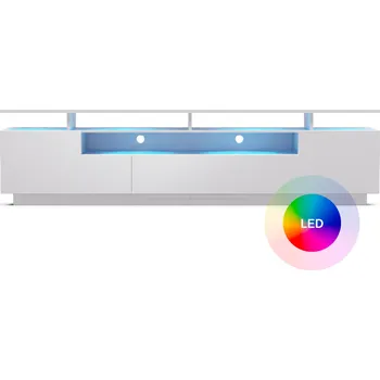 Nábytek Blumfeldt Perth Lowboard TV skříňka, 195 x 33 x 50 cm, LED (10045757)