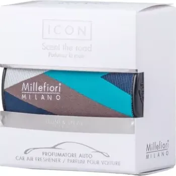 Osvěžovač vzduchu MILLEFIORI ICON Vůně do auta Textil Geometric Legni & Spezie 34572