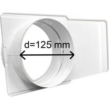 hadicová spona Spojka hadic s uzávěrem d=125 mm, kovová