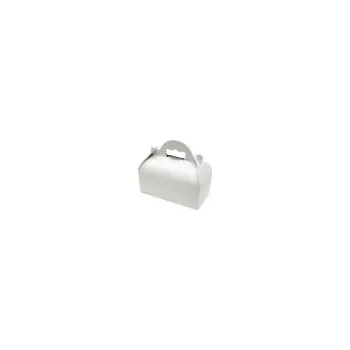 Krabice na pečivo krabičky na zákusky s ouškem bílé