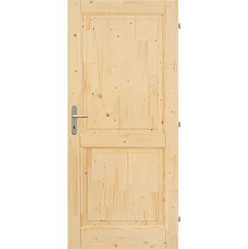 Interiérové dveře Truhlárna Dřevěné dveře VLASTA 2K (country suky) Rozměr dle ČSN: 80 / 197, Orientace Dveří: Pravé