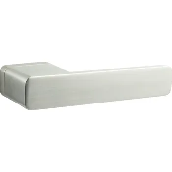 Dveřní kování Cobra klika na dveře STRIGA-S (matný nikl) Provedení: Klika / klika (bez spodní rozety)