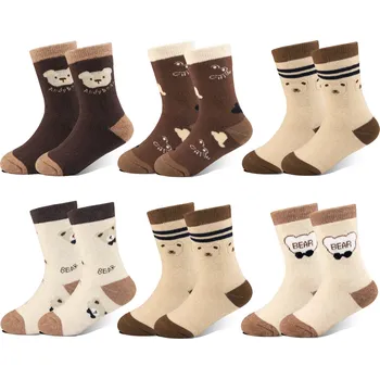 PESAIL Dětské termoponožky QM507 6páry Barva: Mix, Velikost: 34-37