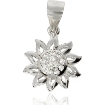 Přívěsek Zlatnictví Helios Stříbrný přívěsek slunečnice