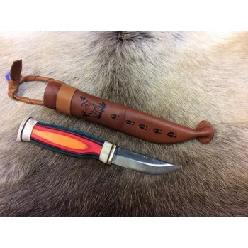 lovecký nůž Wood Jewel Revontuli Puukko - Northern Lights Knife 23RT