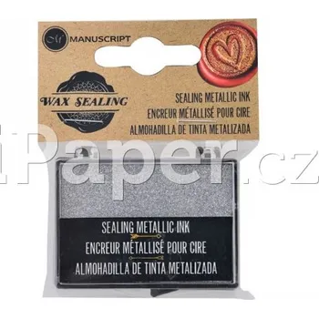 Dekorativní inkoustová podložka, stříbrná - 740101001710