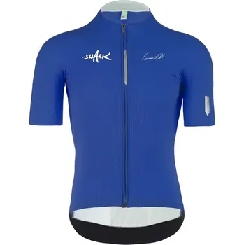 cyklistický dres Q36.5 Pánský cyklistický dres Pinstripe PRO Nibali Jersey 2025 Tmavě modrá M Pánské