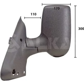 Auto zrcátko Vnější zpětné zrcátko ALKAR 9201960