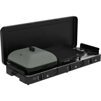 Turistický vařič CADAC Tříplotýnkový plynový vařič s piezo zapalováním 3 Cook Turbo Deluxe mbar: 50 mbar