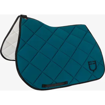 EQUESTRO Dečka podsedlová GP logo Equestro, skoková, petrol/black FULL