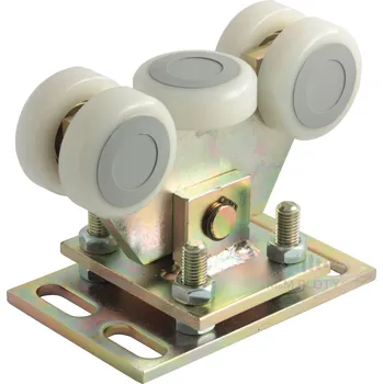 Kyvný pojezdový vozík samonosné brány, C-profil 80x80x5, 5 rolen, s regulací