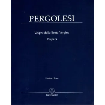 Giovanni Battista Pergolesi: Vespro della Beata Vergine / Marienvesper (noty, partitura)