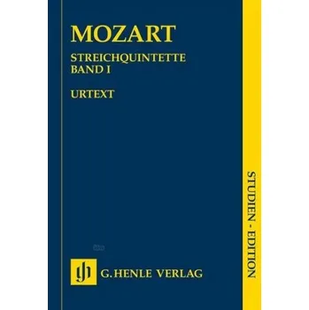 Wolfgang Amadeus Mozart: String Quintets - Book 1 (noty pro smyčcový kvintet, partitura)