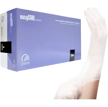 Pracovní rukavice easyCare Rukavice LATEX pudr - L 100ks Velikost: L