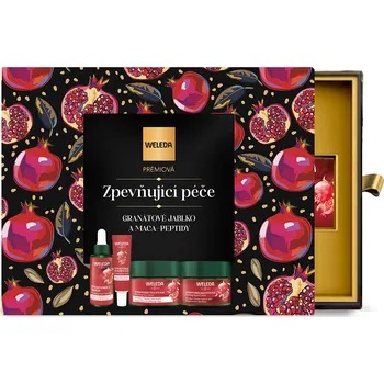 Kosmetická sada Weleda Prémiová komplexní zpevňující péče granátové jablko a maca-peptidy 4 ks