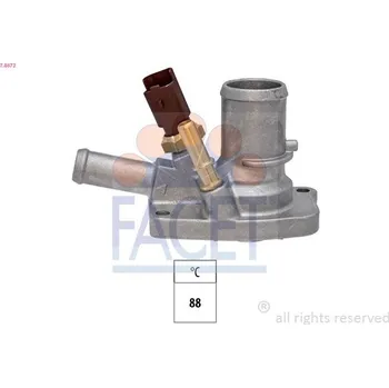 Těsnění motoru Termostat, chladivo FACET 7.8672