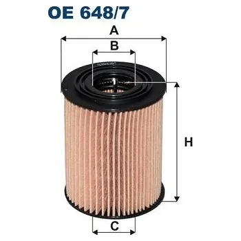 Auto-moto Olejový filtr FILTRON OE 648/7