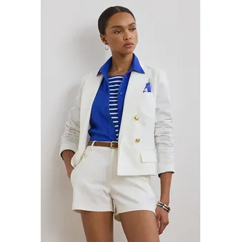 Dámské sako Bavlněné sako Lauren Ralph Lauren 200957205 bílá 00X, vel. 36