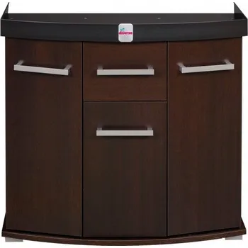 Stolek akvarijní DIVERSA Solid 80 oblý černé