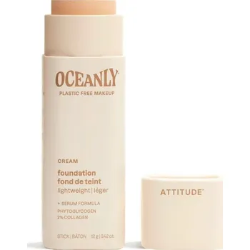 Přípravek na tvář ATTITUDE Tuhý make-up - Cream, 12 g