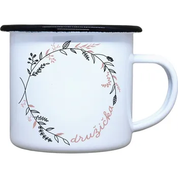 DOBRÝ TRIKO Plecháček s potiskem Družička kruh Velikost plecháčku: 330 ml