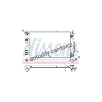 Chladič motoru Chladič motoru NISSENS 675014