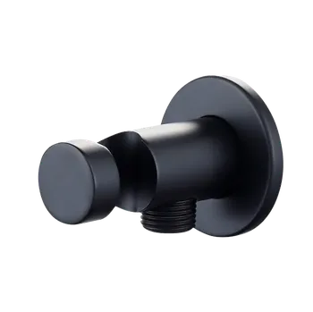 Sprchový držák Herz 12218B - držák nástěnný s 1/2" přípojkou Design: černá, #UH12218B: Držák nástěnný s 1/2" přípojkou, 12218B , černý, (profil ○)