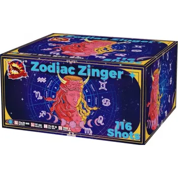Zábavní pyrotechnika Ohňostroj Zodiac Zinger 116ran, 25-30mm