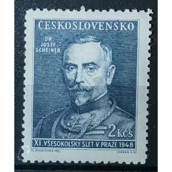 Sběratelství Známka ČSR, 2 Kčs, Pof.477**