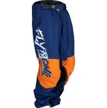 kalhoty KINETIC KHAOS, FLY RACING - USA 2023 dětské (bílá/modrá/oranžová,vel. 22)
