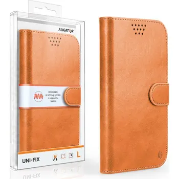 Pouzdro na mobilní telefon Pouzdro ALIGATOR UNI-FIX, velikost L (150*72), hnědá