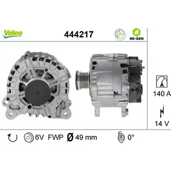 Alternátor Generátor VALEO 444217