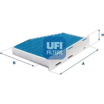 Ventilátor topení a klimatizace Filtr, vzduch v interiéru UFI 34.124.00