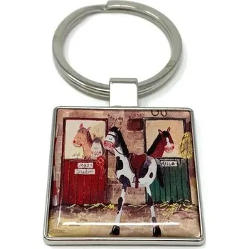 Set školních potřeb Brelok do kluczy K01 Konie w stajni