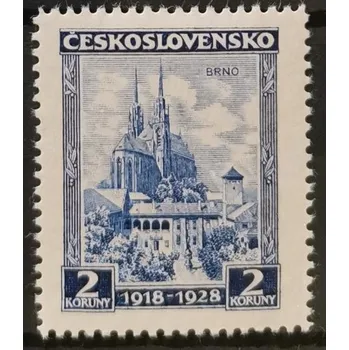 Sběratelství Známka ČSR, 2 Kč, Pof.239*