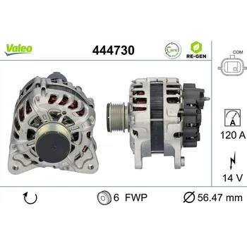 Alternátor Generátor VALEO 444730