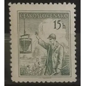 Poštovní známka Známka ČSR, 15 h, Pof.775**