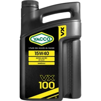 Autodíl Motorový olej YACCO VX 100 15W-40, 5L