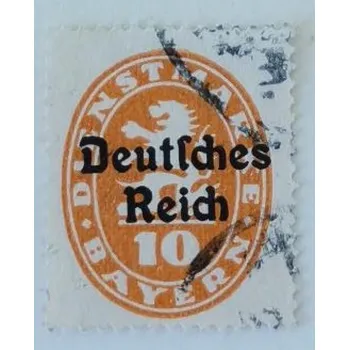 Sběratelství Známka Německo, Reich, 10Pfg., Mi.35#