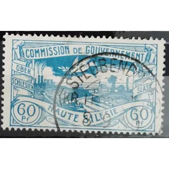 Sběratelství Známka Horní Slezko, 60 Pf, Mi.23#