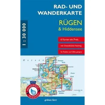 Rad- und Wanderkarten-Set Rügen & Hiddensee