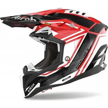 Helma na motorku Přilba AVIATOR 3.0 League, AIROH (červená) 2023