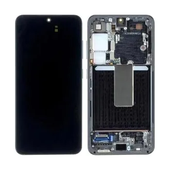 Náhradní dil pro Samsung S916 Galaxy S23 Plus - LCD display + Dotyková deska + Přední kryt Lime / Žlutá (Service Pack)