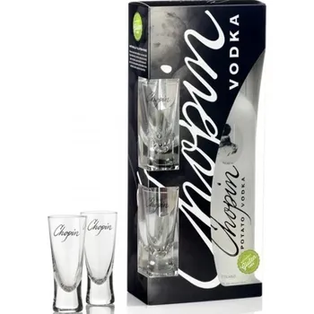 Vodka Chopin Potato + 2 skla 40% 0,7l